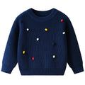 Girls' Long-Sleeved Casual Winter Pullover Sweater childrensterritory