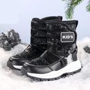 Plush Warm Waterproof Non-Slip Long Shoes For Girls childrensterritory