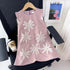 3D Flower Design Kids Girls Summer Party Dresses childrensterritory