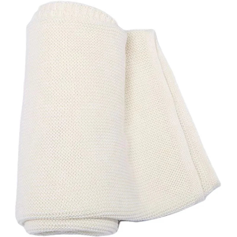 Personalized Name Embroidered Knitted Baby Blanket childrensterritory