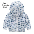 Toddler Girl Boy Hooded Sunscreen Outwear/Jacket childrensterritory