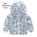 Toddler Girl Boy Hooded Sunscreen Outwear/Jacket childrensterritory