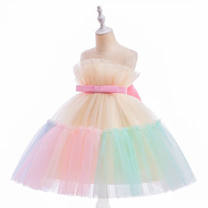 Baby Girls Tulle Wedding Bridesmaid Dresses