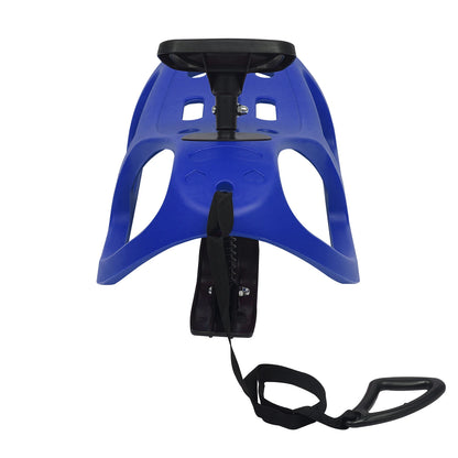 Kids Pull Rope Metal Snow Sled Frost-Resistant