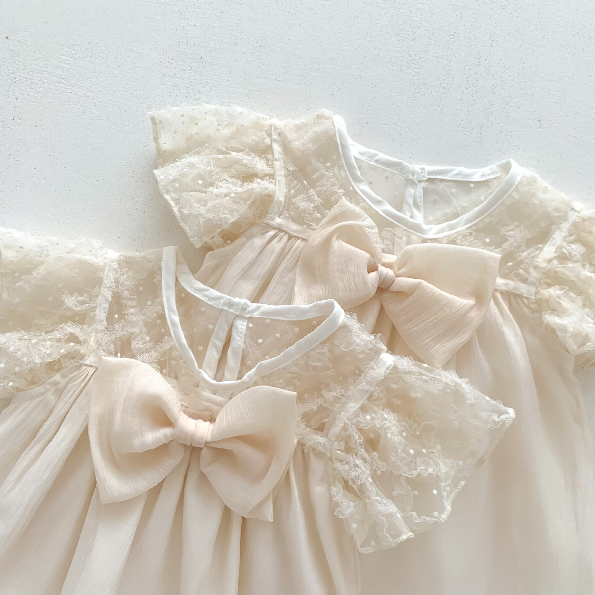 Baby Girl Thin Gauze Princess Dress and Bodysuit childrensterritory
