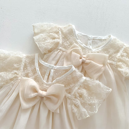 Baby Girl Thin Gauze Princess Dress and Bodysuit childrensterritory