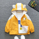 Boys' Cartoon Print Long-Sleeved Winter Jackets childrensterritory