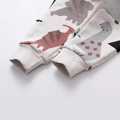 Cartoon Dinosaurs Printed Children&