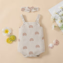 Floral, Rainbow, or Shell Print Baby Girl Bodysuit childrensterritory