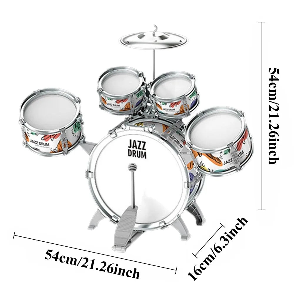 Safe and Durable Kids Drum Set Designed for Long-Lasting Playtime childrensterritory