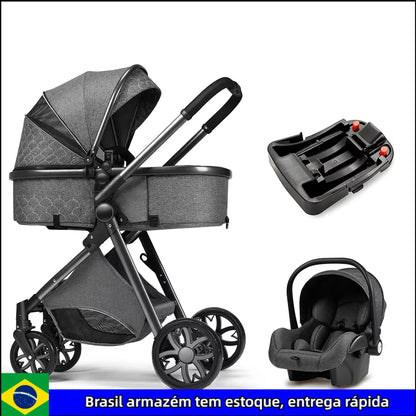 High Landscape Royal Folding 3-in-1 Baby Stroller