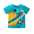 Universe Astronaut Planet Print Summer Boys T-Shirt childrensterritory
