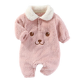 Newborn Baby Collar Design Soft Winter Bodysuit childrensterritory