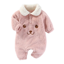Newborn Baby Collar Design Soft Winter Bodysuit childrensterritory