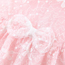 Bow Sleeveless Princess Evening Dress for Baby's Birthday childrensterritory