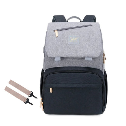 Waterproof Maternity Backpack with USB, Rechargeable Holder
