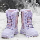 Long Plush Thickened High-Top Snow Boots for Kids childrensterritory
