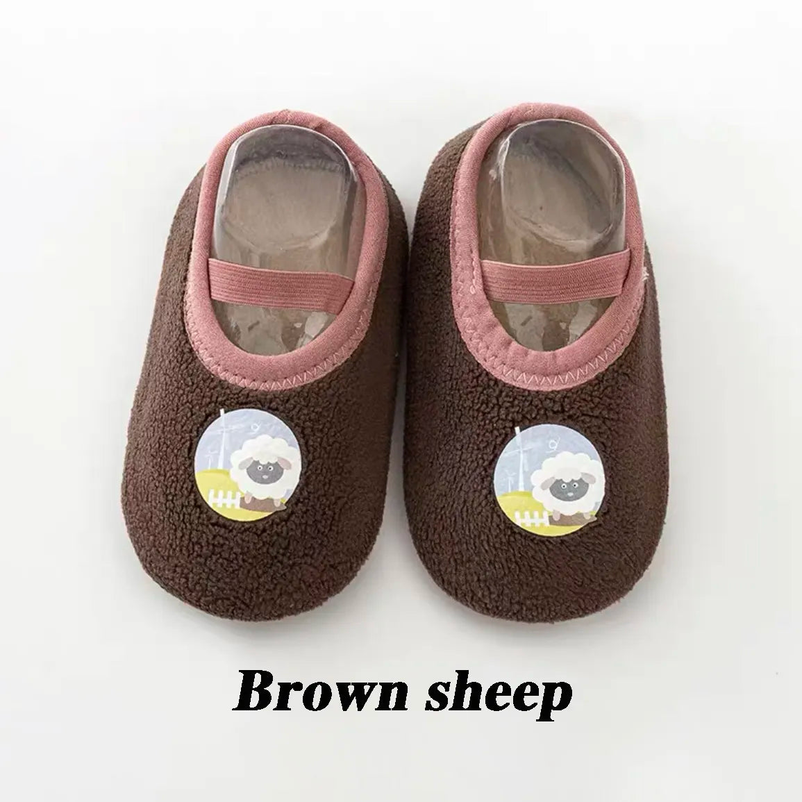 Cartoon Design Floor Shoes with Rubber Sole for Baby childrensterritory