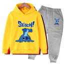 Long-Sleeved Cartoon Print Winter Tracksuit For Kids childrensterritory