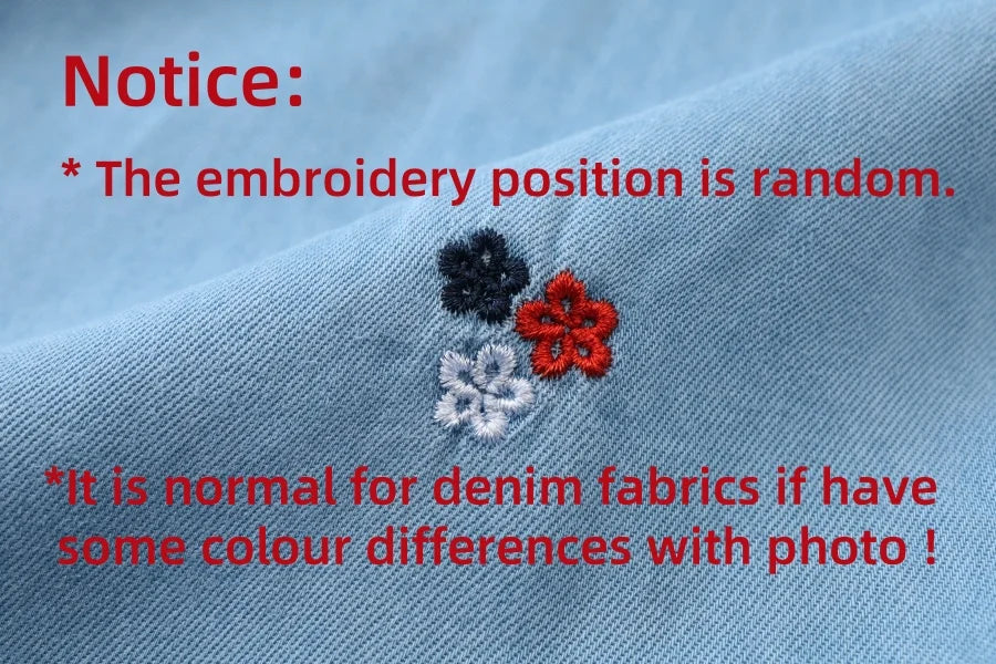 Family Matching Embroidered Denim Clothing Set for Summer childrensterritory