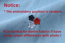 Family Matching Embroidered Denim Clothing Set for Summer childrensterritory