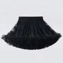 Little Girls Solid Colors Fluffy Chiffon Tutu Skirts childrensterritory