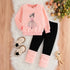 Girls’ Cartoon Design Winter Clothing Set childrensterritory