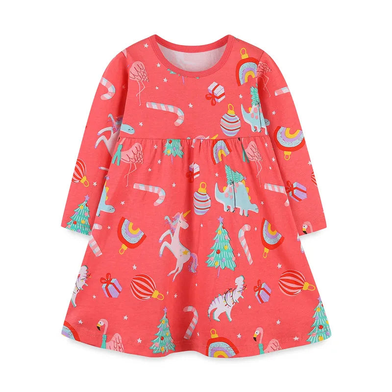 Kids Girls Christmas and New Years Party Frocks childrensterritory
