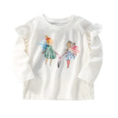 Cartoon Fairy Design Little Girls Autumn Spring Tops childrensterritory