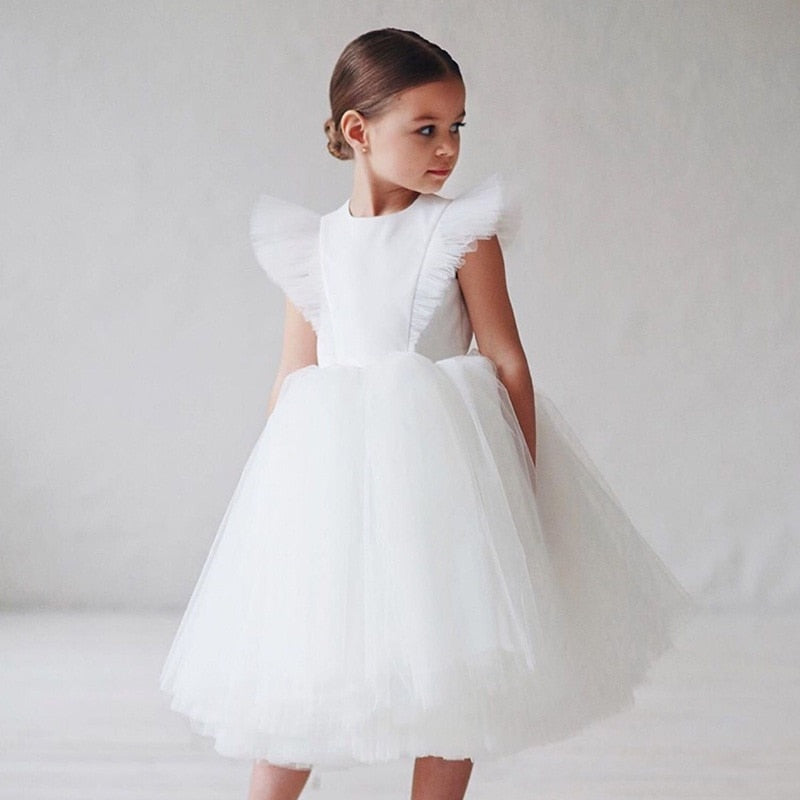 Kids Girls Elegant 1st Communion Dresses Birthday Outfits childrensterritory