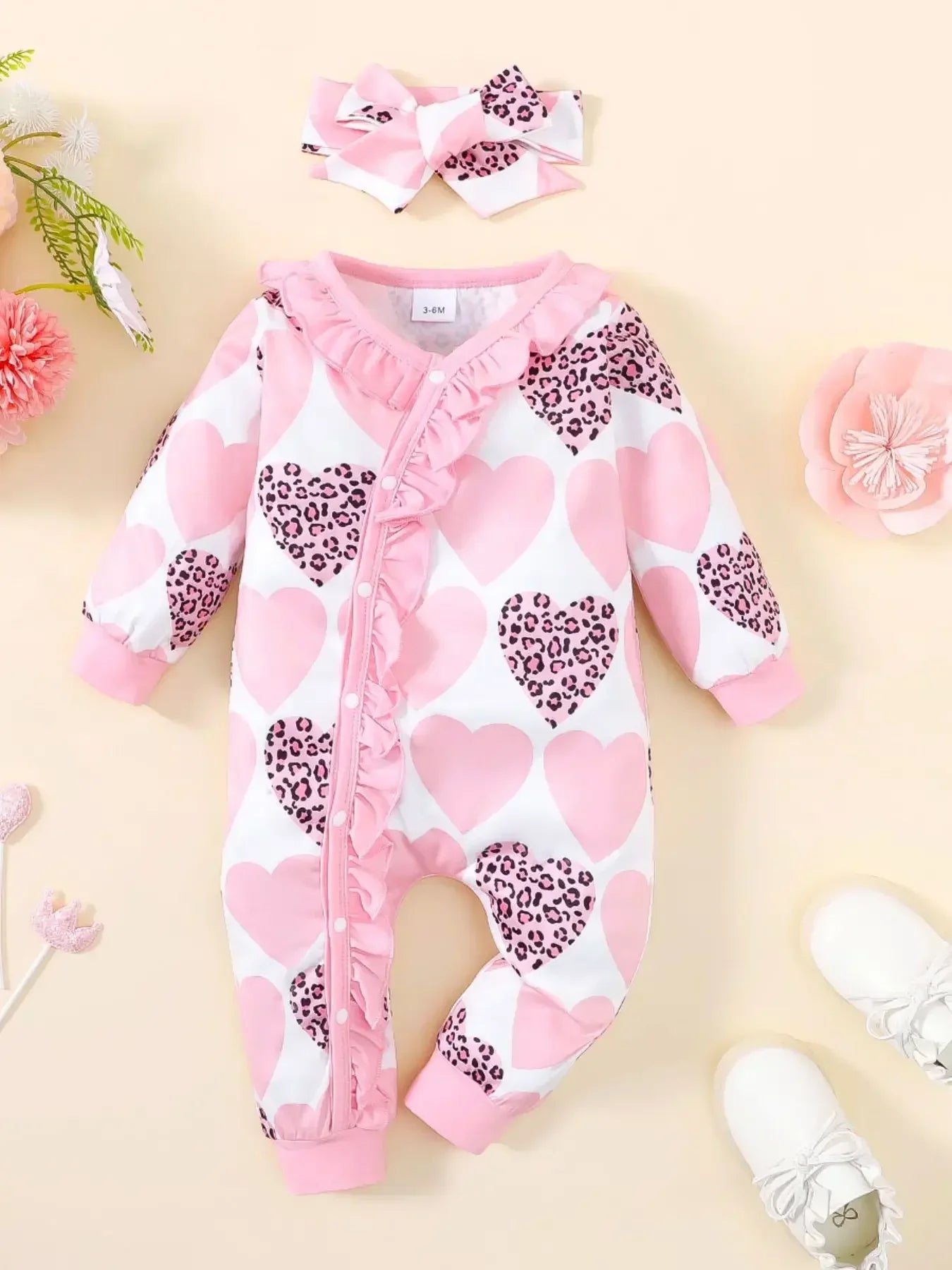 Baby Kids Cartoon Print Winter Bodysuit childrensterritory