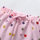 Kids Girls Cartoon Animals Design Cotton Tops + Pants Clothes Set childrensterritory