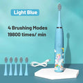 Kids Cartoon Design Electric Toothbrush With Extra Heads