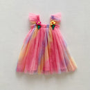 Baby Girls' Flower Design Tulle Party Dresses childrensterritory