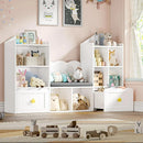Multipurpose Kids Book and Toys Organizer with Reading Nook childrensterritory
