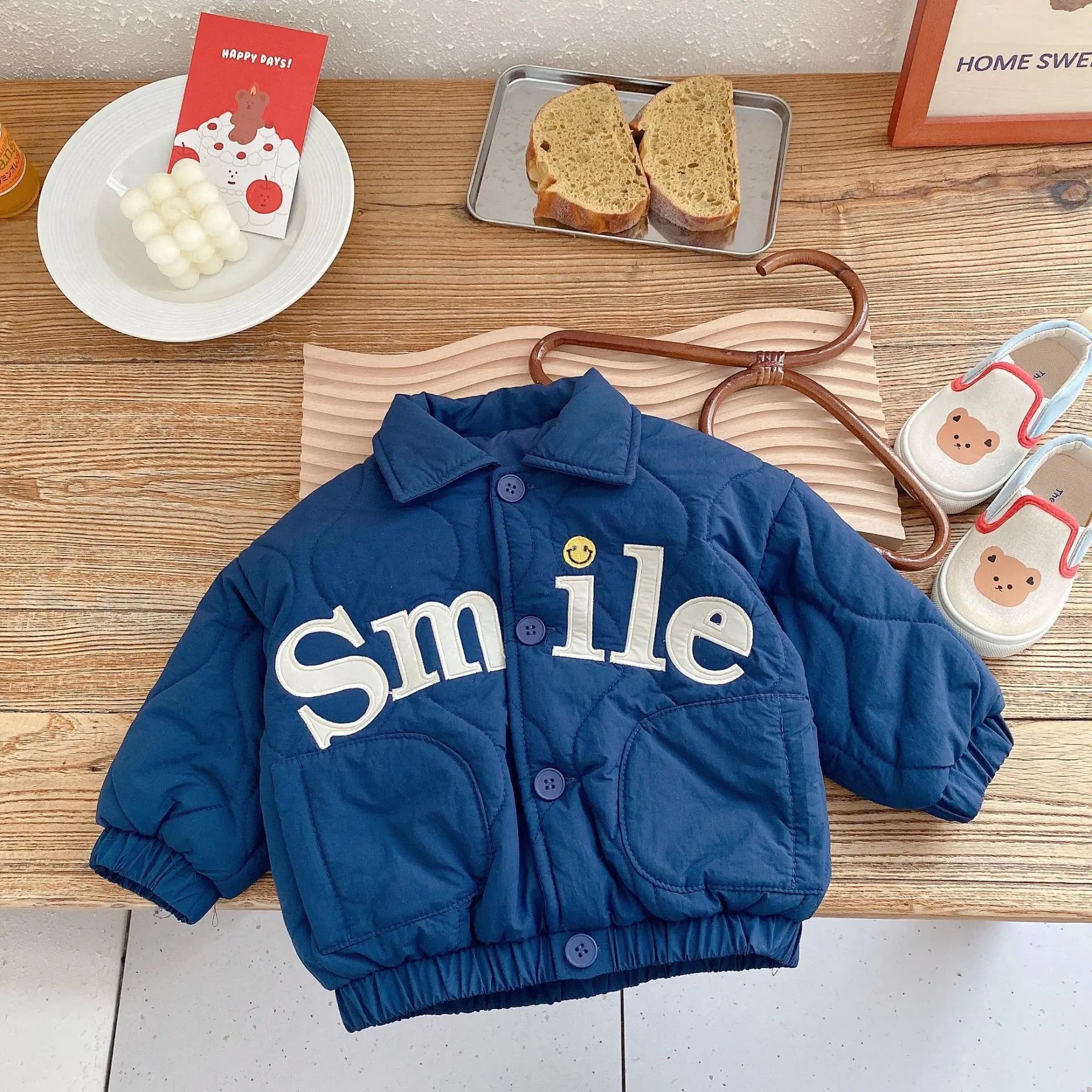 Kids' Long-Sleeved Collar Design Warm jacket childrensterritory