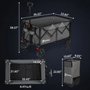 Versatile Portable Wagon Cart With All-Terrain Wheels childrensterritory