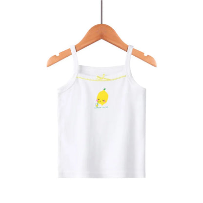 Kids Cotton Multiple Styles Camisole Vests For Summer childrensterritory