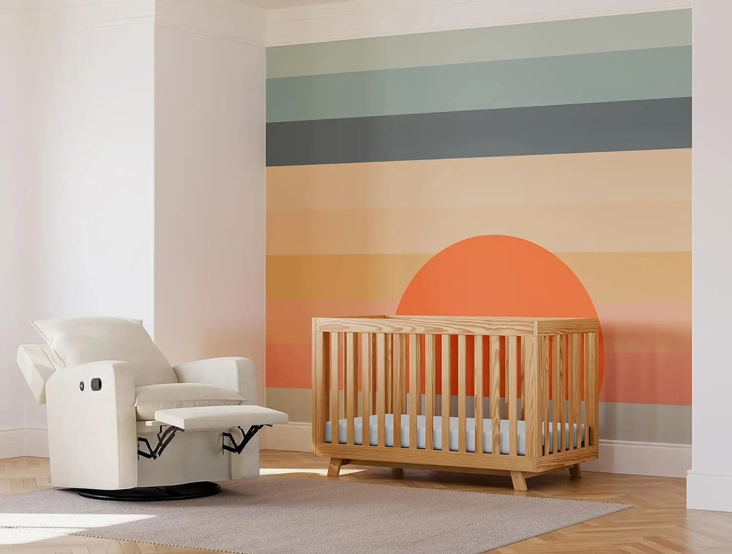 3-in-1 Convertible Baby Crib to Toddler Bed and Daybed childrensterritory