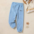Kids Soft and Comfortable Fabric Solid Color Winter Pants childrensterritory