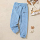 Kids Soft and Comfortable Fabric Solid Color Winter Pants childrensterritory