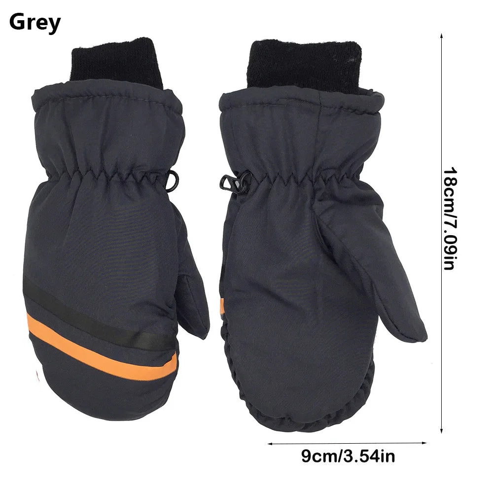 Cartoon Animal Design Children Thick Warm Ski Mitten