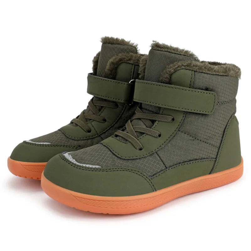 Waterproof Rubber Sole Warm Snow Boots for Kids childrensterritory