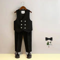 Kids Blazer Vest Pants Formal/Wedding Clothes Set