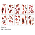 Cute Funny 10Pcs Luminous Halloween Tattoo Stickers childrensterritory
