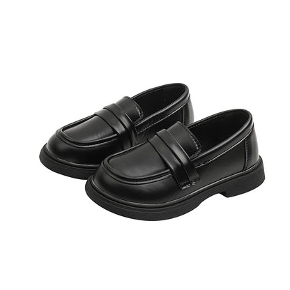 Kids Girls/Boys Round-toe Leather Shoes for Party childrensterritory