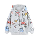Little Girls Unicorns Design Cotton Hoodies for Autumn childrensterritory