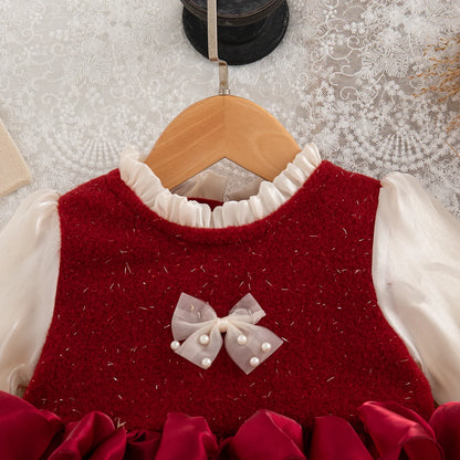 Girls’ Elegant &amp; Stylish Fluffy Party Dresses childrensterritory