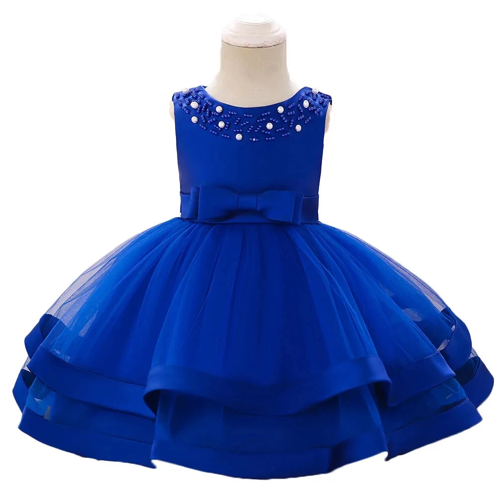 Elegant Baby/Kids Girls Lace Design Flower Dresses childrensterritory
