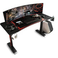 63-Inch Carbon Fiber Heavy-Duty Gaming Computer Table childrensterritory